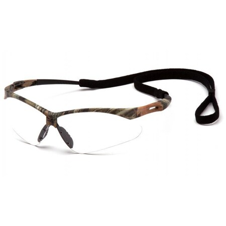 Pyramex - PMXTREME - Camo Frame/Clear Anti-Fog Lens with Black Cord SCM6310STP